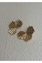 Heliophilia Silver Pendientes de Latón Dorados